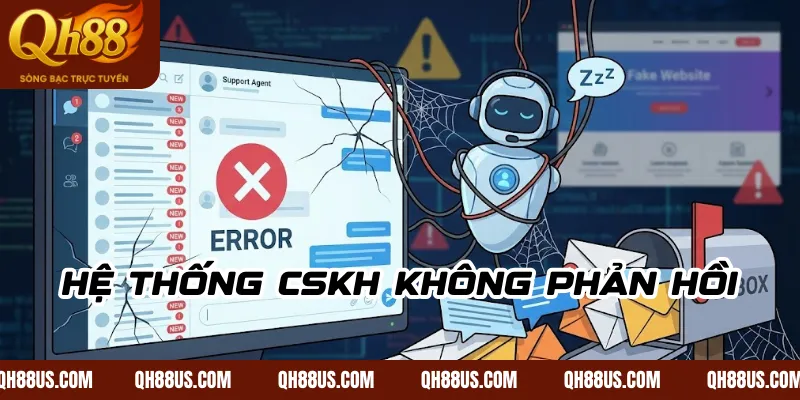 Hệ thống CSKH không phản hồi